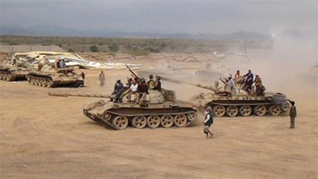 las fuerzas yemeníes avanzan en la frontera con Arabia Saudí Yemen contrataca en la frontera saudí